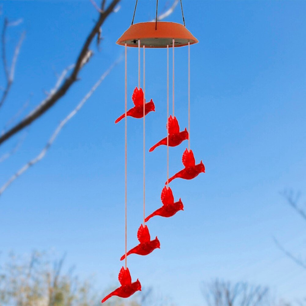 BowLift | CARDINAL Solar Wind Chime Light
