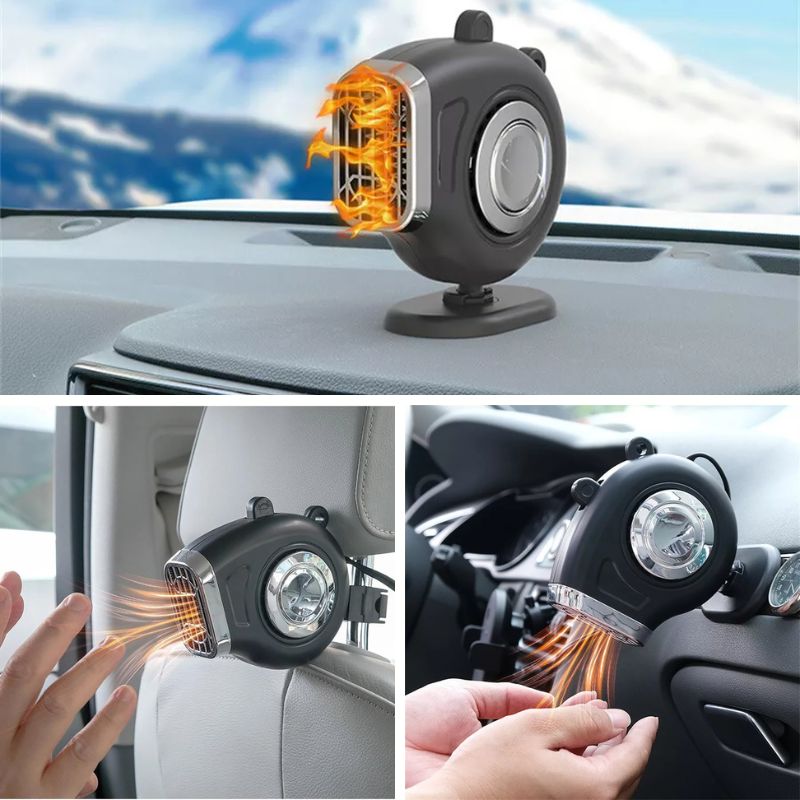 BowLift | 12V Portable Car Heater with 360° Angle Adjustment