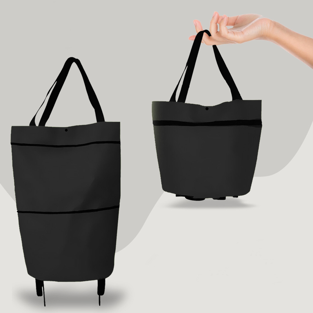 BowLift | CarryFlex – 2-in-1 Convertible Shopping Bag with Wheels