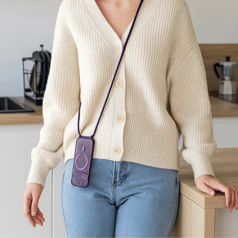 BowLift | CarryLink – Adjustable Phone Lanyard with Clear MagSafe Case