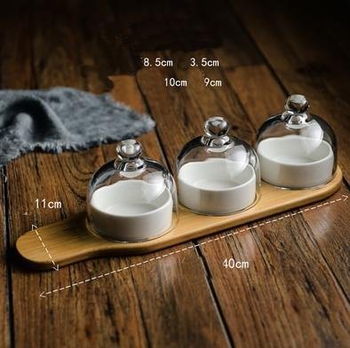 BowLift | Ceramic Glass Lid Snack Plate