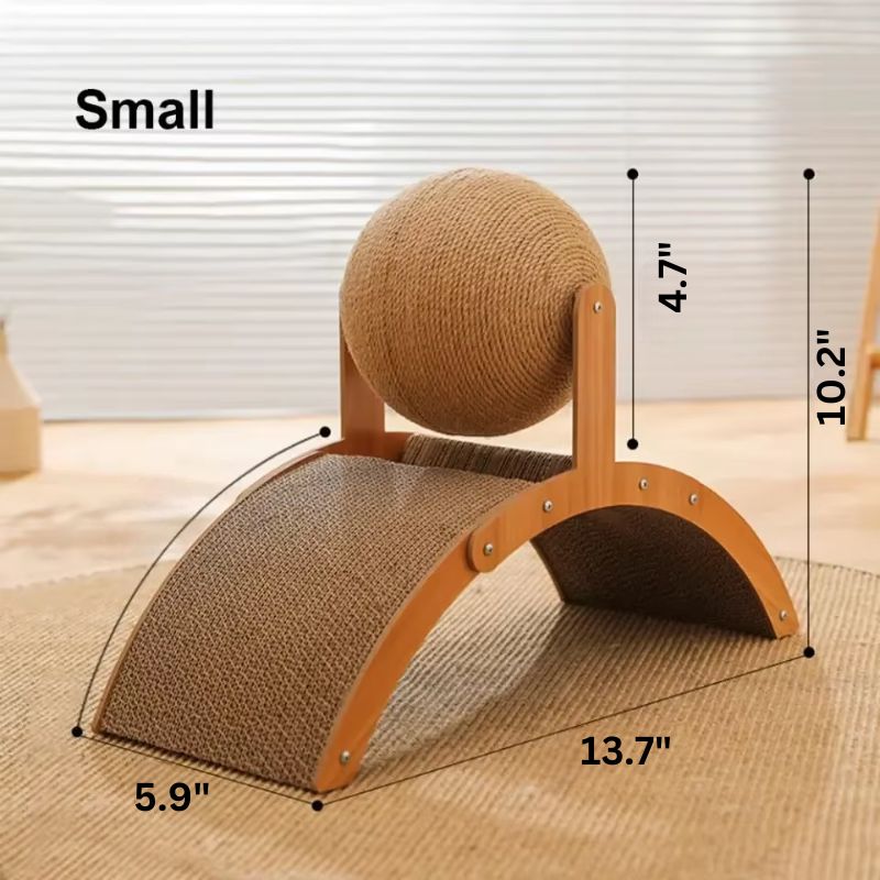 BowLift | Durable Cat Scratching Post with Sisal Ball