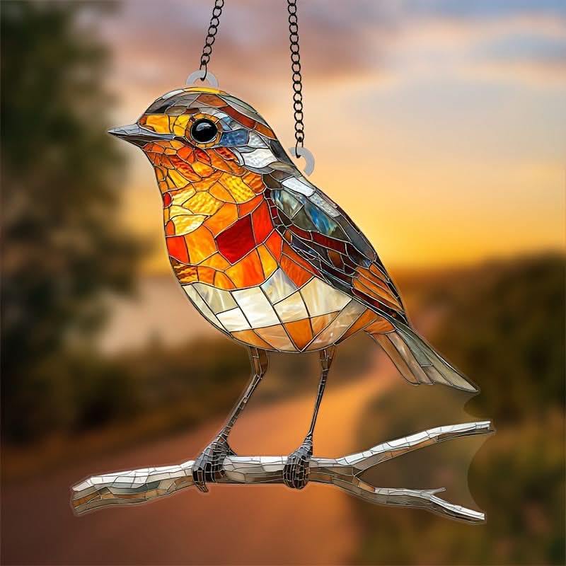 BowLift | Acrylic Bird Sun Catcher Hanging Window Decor
