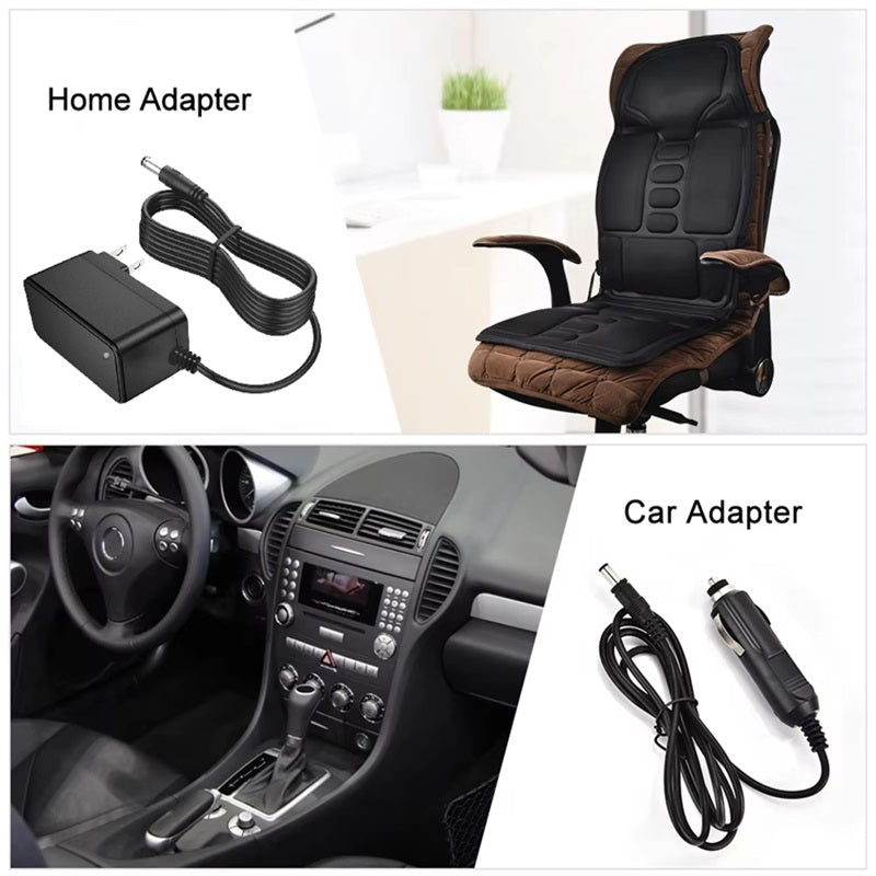 BowLift | Electric Massage Chair Pad with Soothing Heat Therapy - Ideal for Home & Car