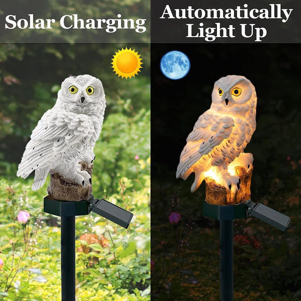 BowLift | Garden Light Solar Owl Outdoor LED Set