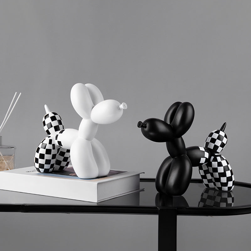 BowLift | Checked Balloon Dog