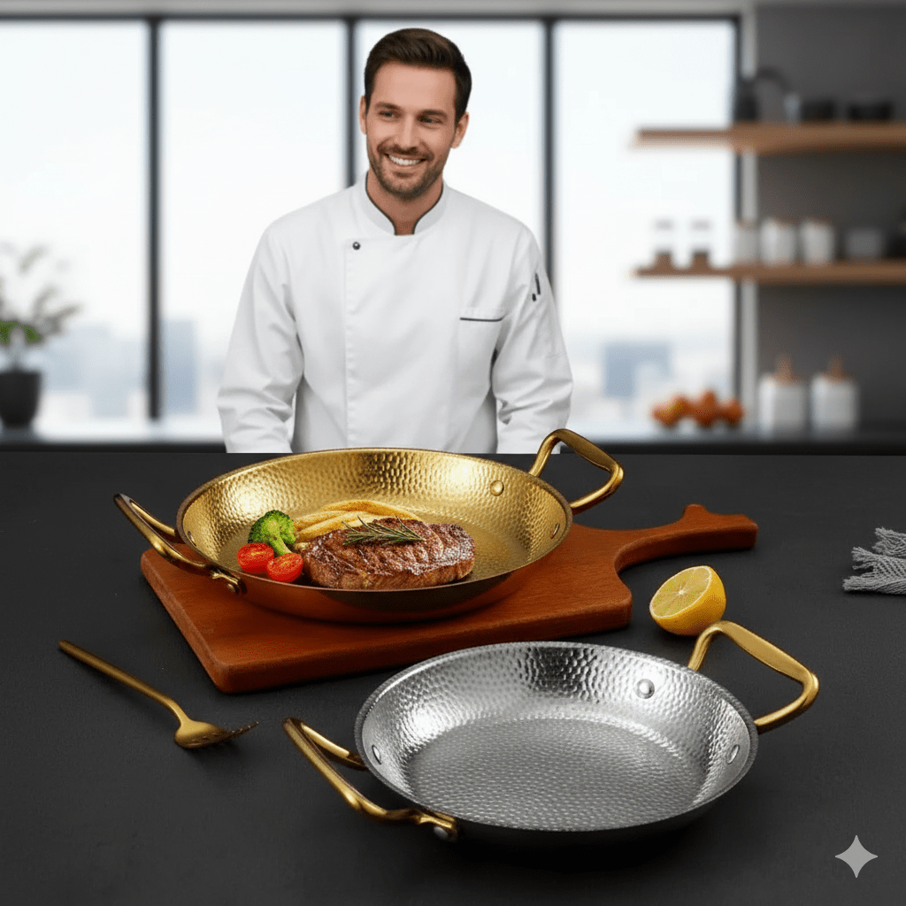 BowLift | CHEFSTEEL – Hammered Stainless Steel Pot for Sauces, Pans & Versatile Cooking