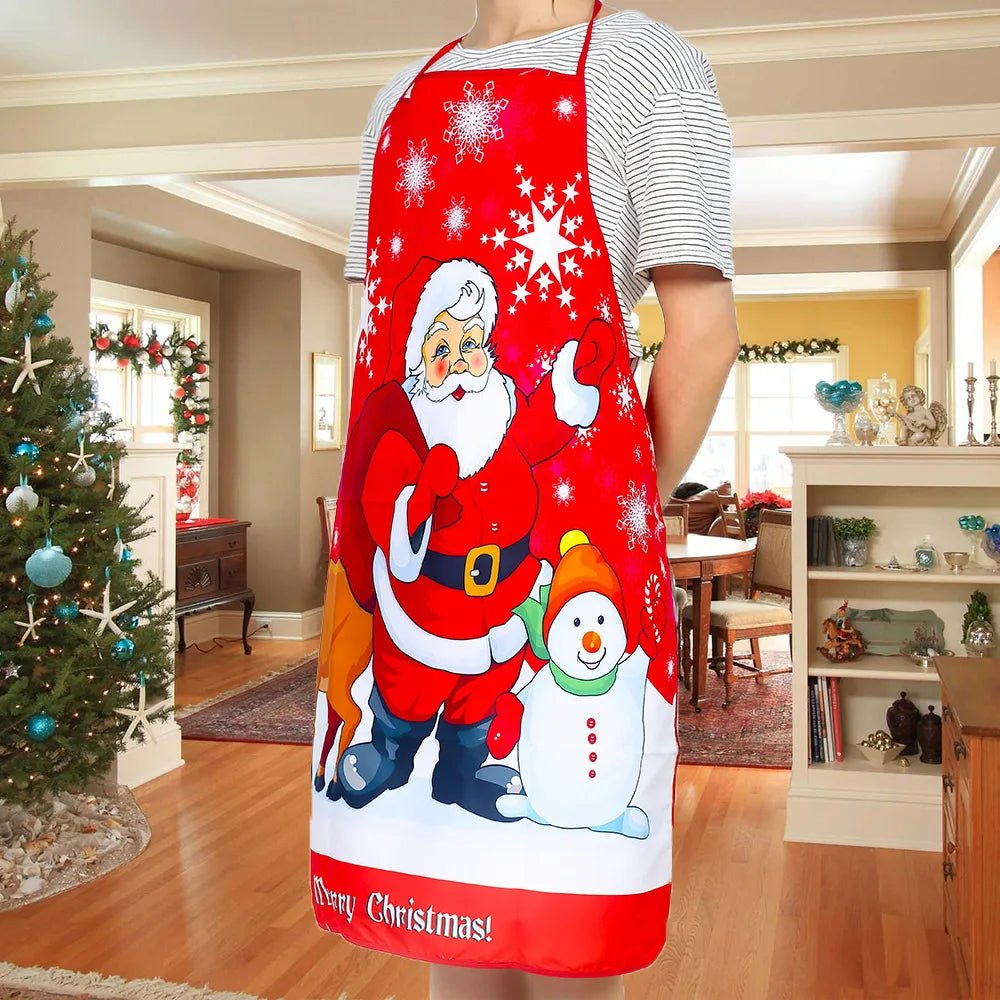 BowLift | Christmas Cute Cooking Apron - Set of 6 - Home Kitchen Cooking Baking Oil-proof Apron