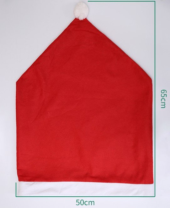 BowLift | Christmas Santa Hat Chair Covers - Festive Chair Elegance - 4 piece set