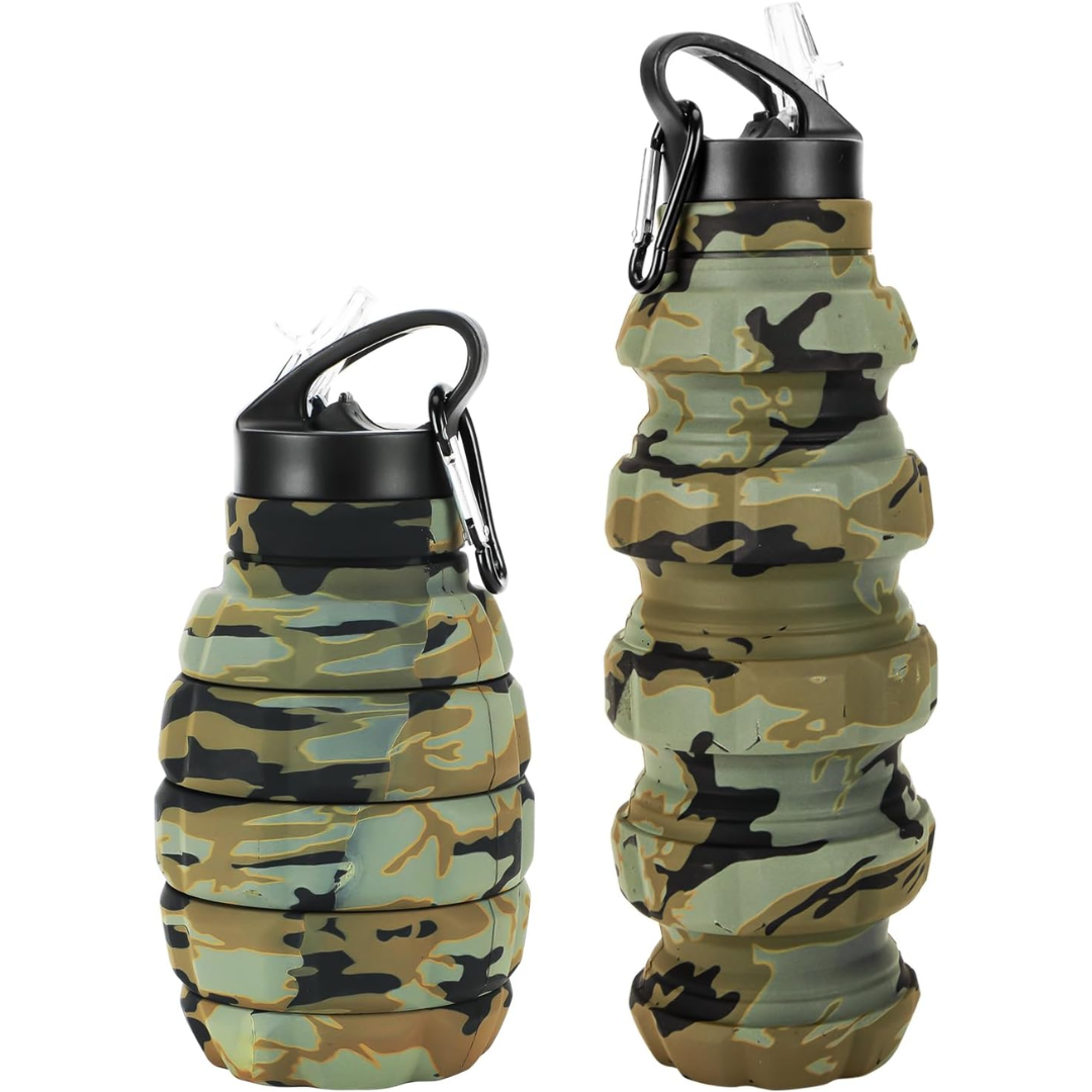 BowLift | Collapsible Travel Water Bottle - 575 ML Reusable Silicone