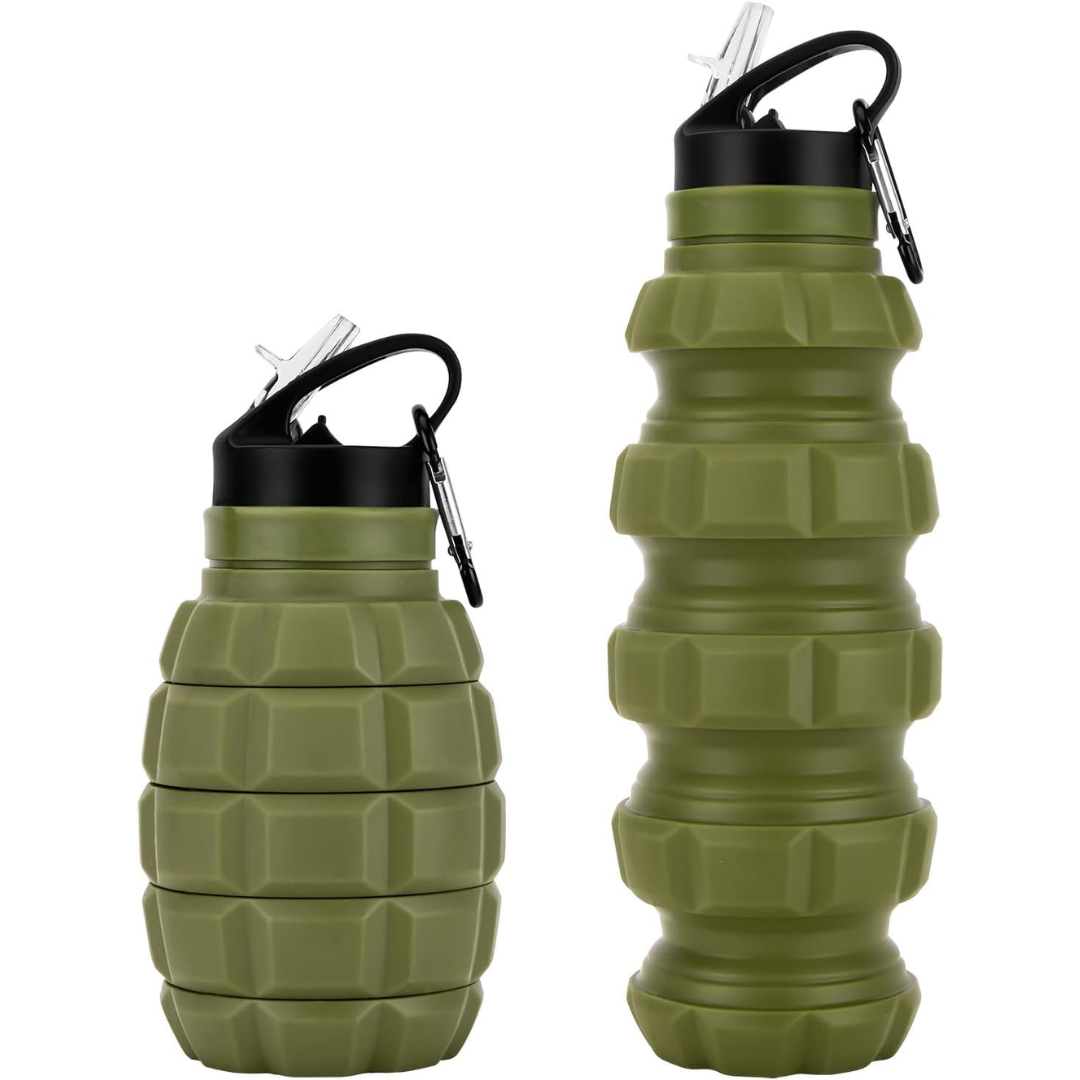 BowLift | Collapsible Travel Water Bottle - 575 ML Reusable Silicone