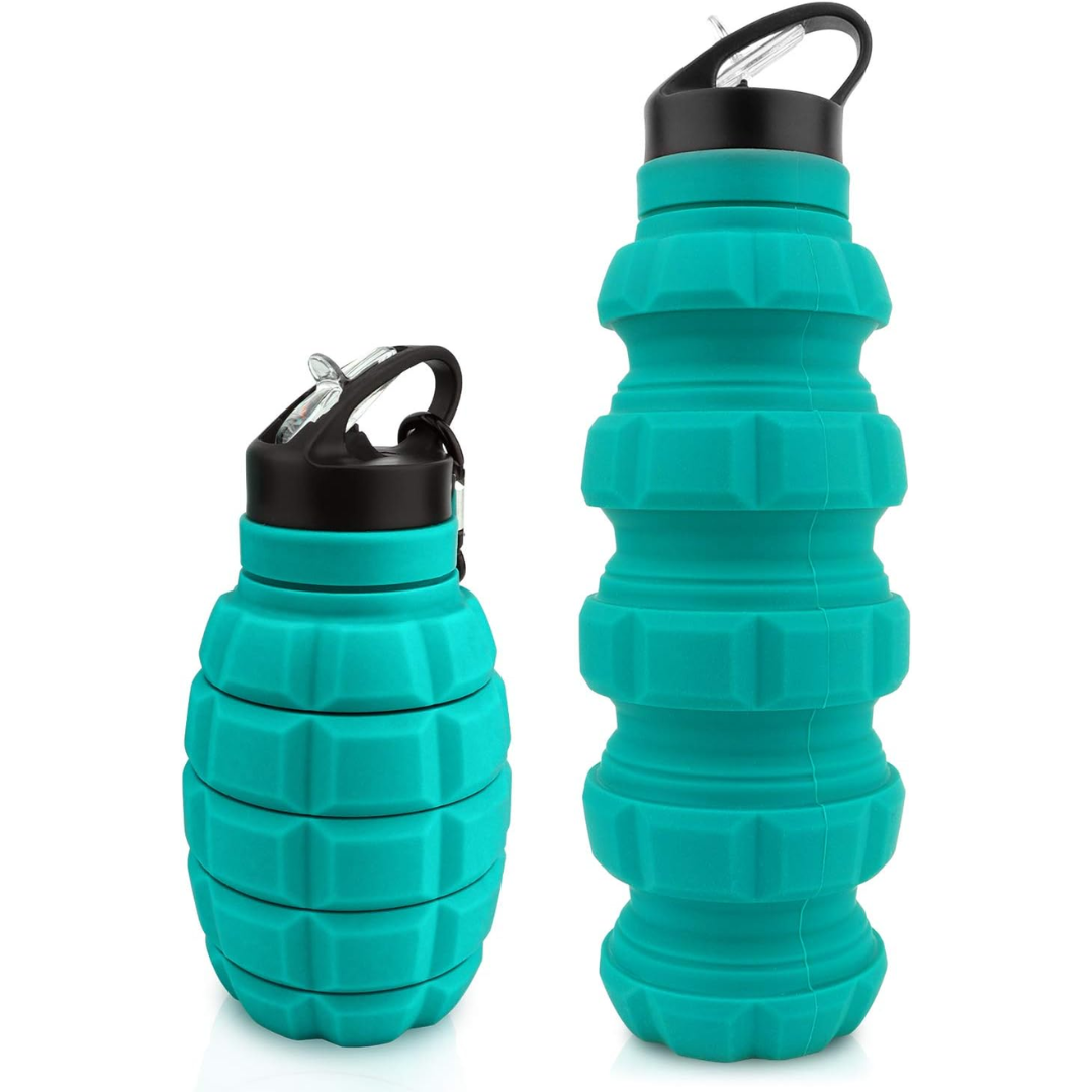 BowLift | Collapsible Travel Water Bottle - 575 ML Reusable Silicone