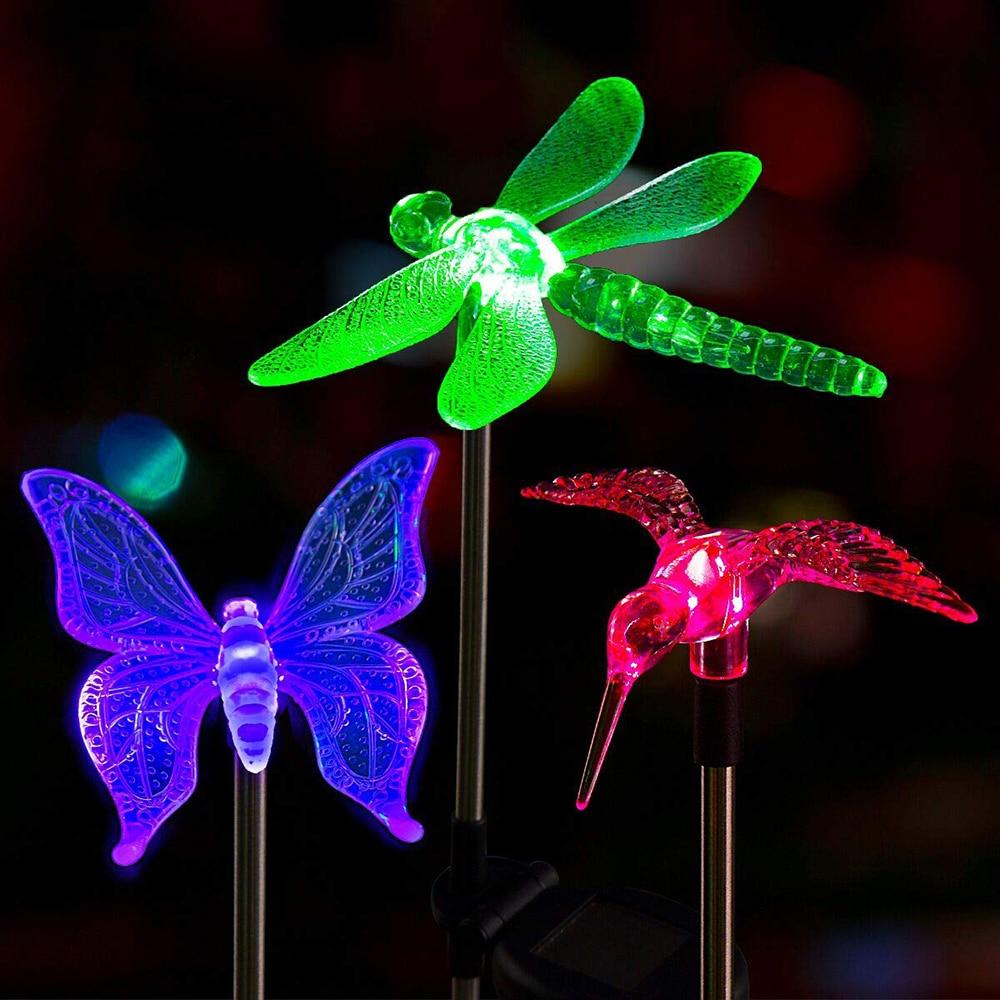 BowLift | Solar-LED-Garden Lights "Colorful Flies"
