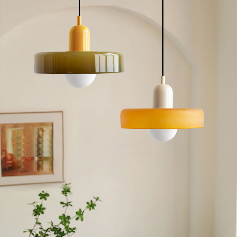 BowLift | Coloured Glass Pendant Light – BauLume
