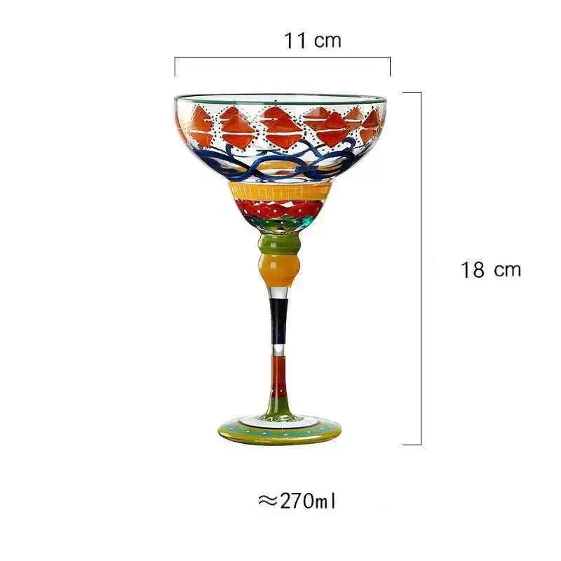 BowLift | Colorful Margarita Cocktail Glass