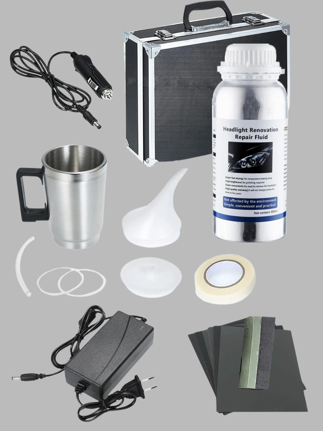 BowLift | Headlight Restoration Kit | ClearVision | Car Headlight Repair & Polishing System