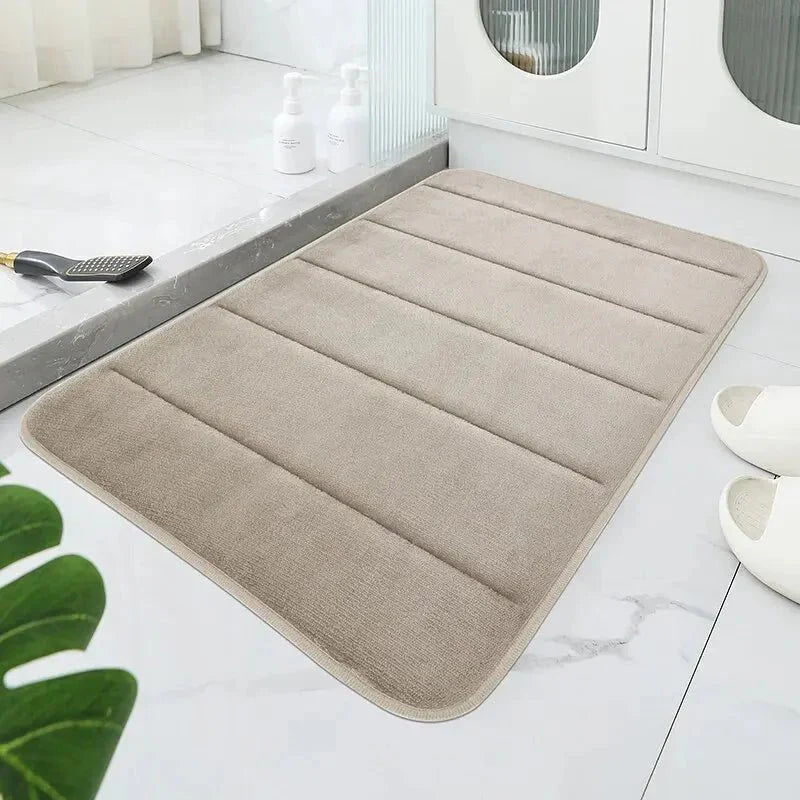 BowLift | CORAL VELVET MAT – Soft Bathroom Mat with Non-Slip Design for Comfort & Safety