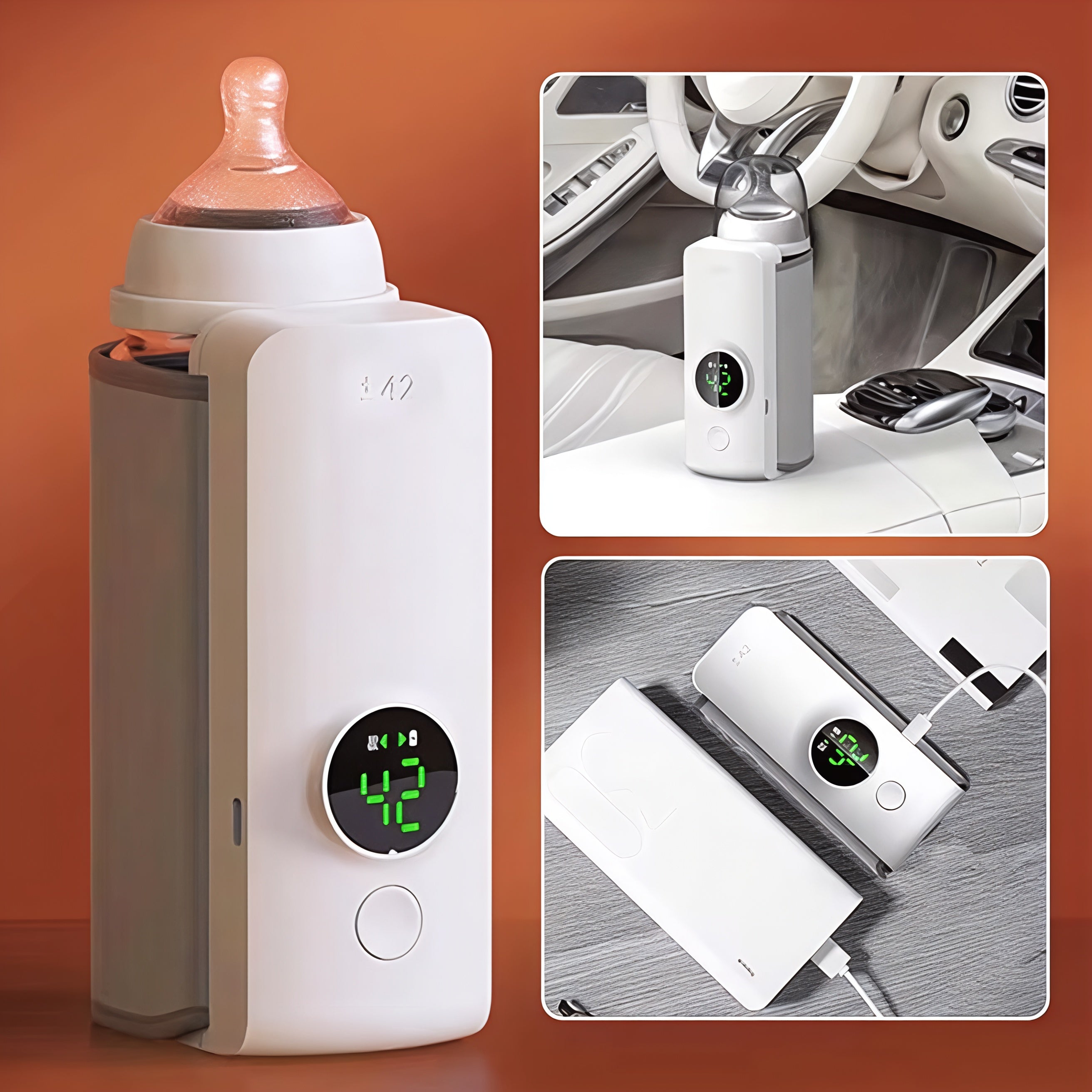 BowLift | Baby Bottle Warmer Portable Travel Milk Heater