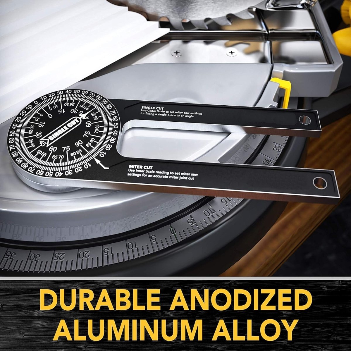 BowLift | CORNERWISE – Laser Engraved Miter Saw Corner Measuring Tool for Accurate Cuts