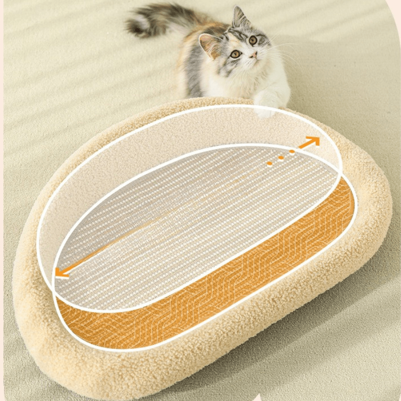 BowLift | COSYCAT Retreat – Stylish Cat Bed with Sisal Scratch Surface & Cushion