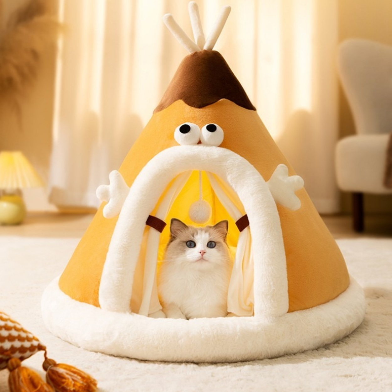 BowLift | Cat Bed Indoor Warm Plush Tent House