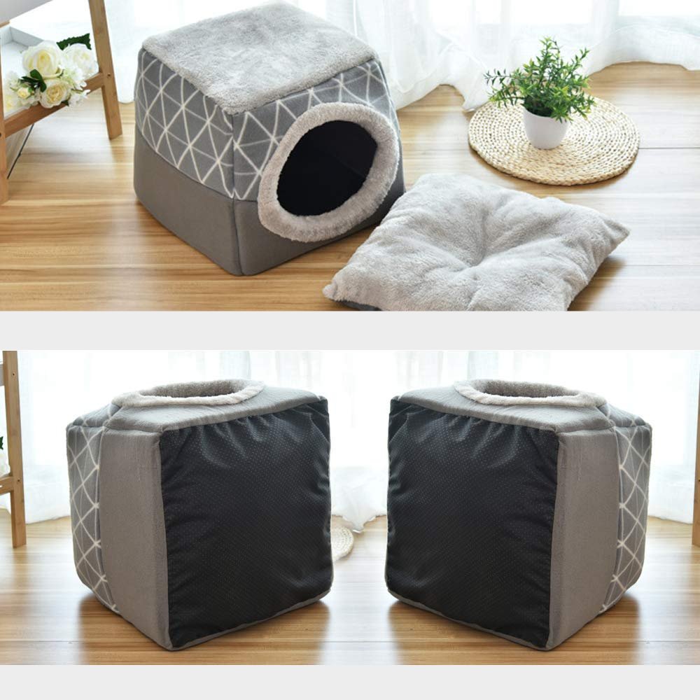 CozyCave• 3 in 1 Cat Bed - 3 in 1 Cat Bed - BowLift