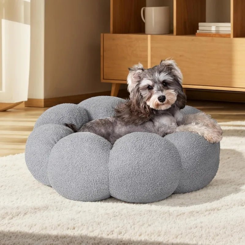 CozyFlower• Calming Cuddler for Dogs - Dog Bed - BowLift