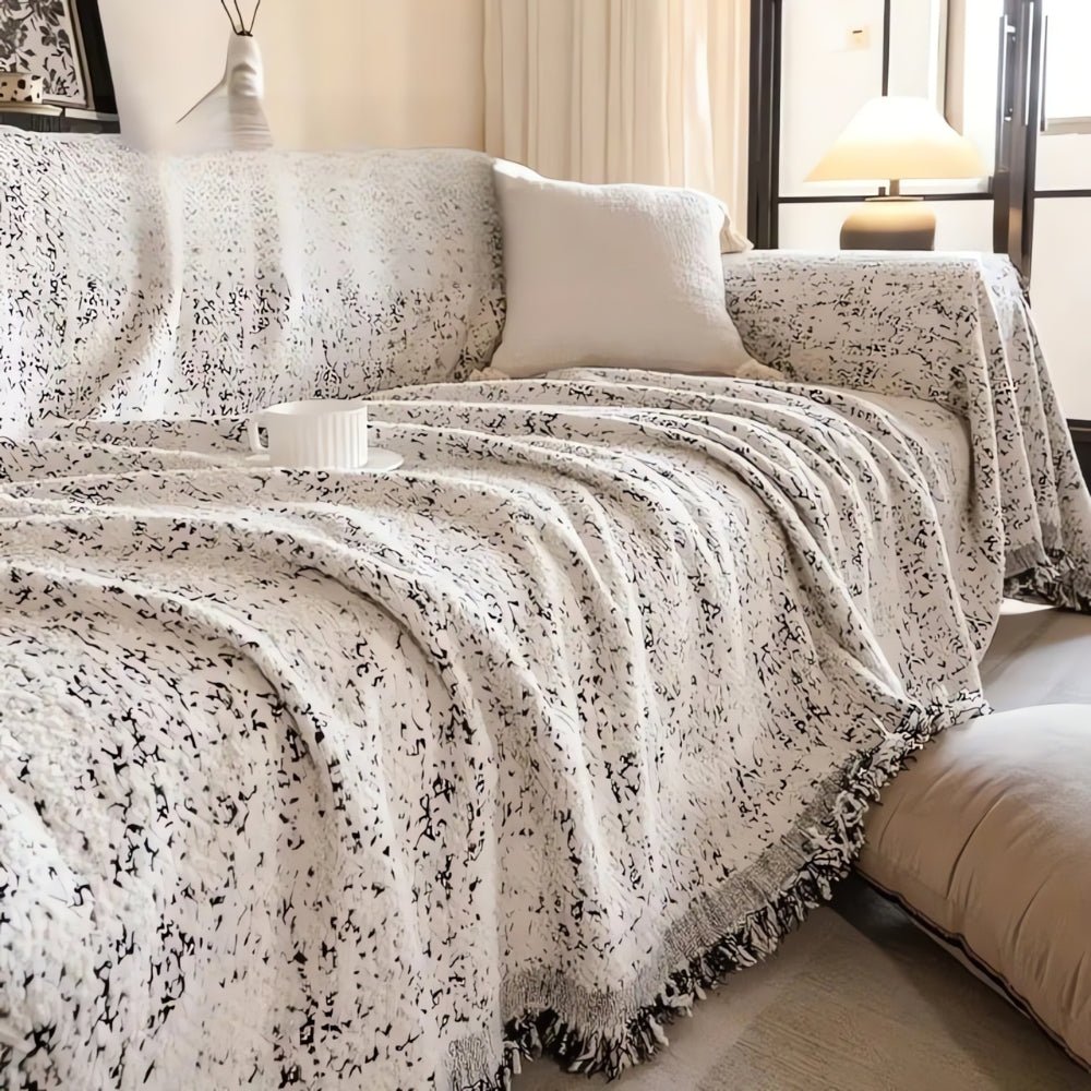 BowLift | CozyNest – Reversible Microfiber Sofa Cover, Non-Slip and Easy Care