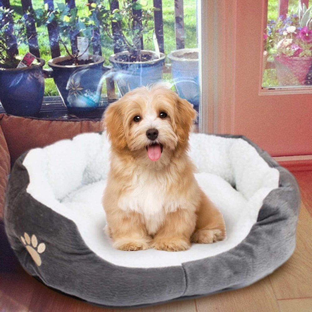 CozyPet • Soft & Snuggly Pet Cave - Dog Bed - BowLift