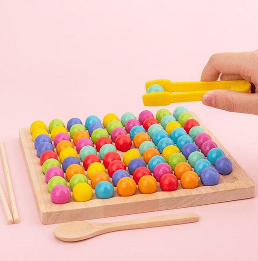 BowLift | Creative Beads – Montessori wooden bead set for fine motor skills & creativity