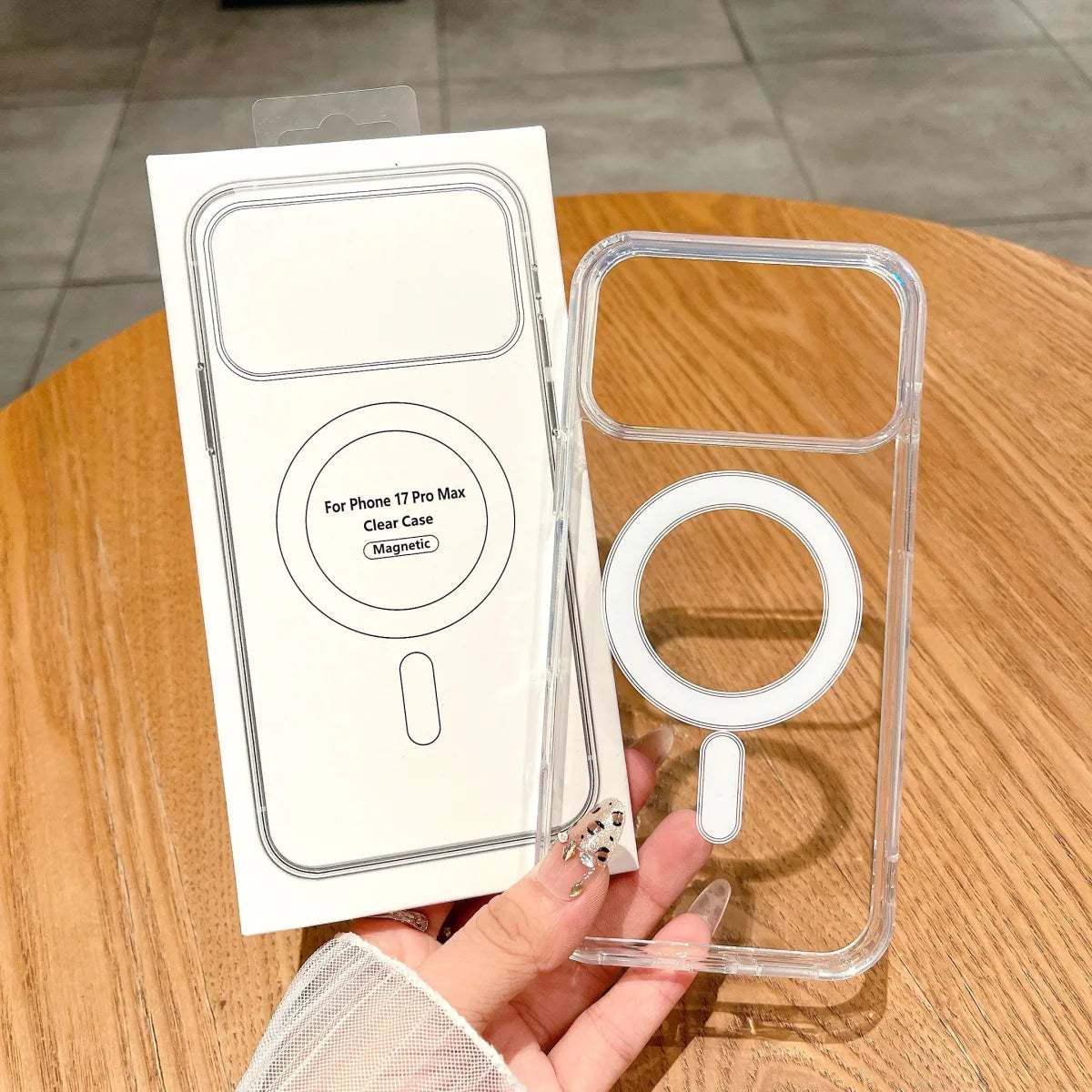 BowLift | CrystalMag – Clear MagSafe Compatible Case for iPhone 11-17 Series