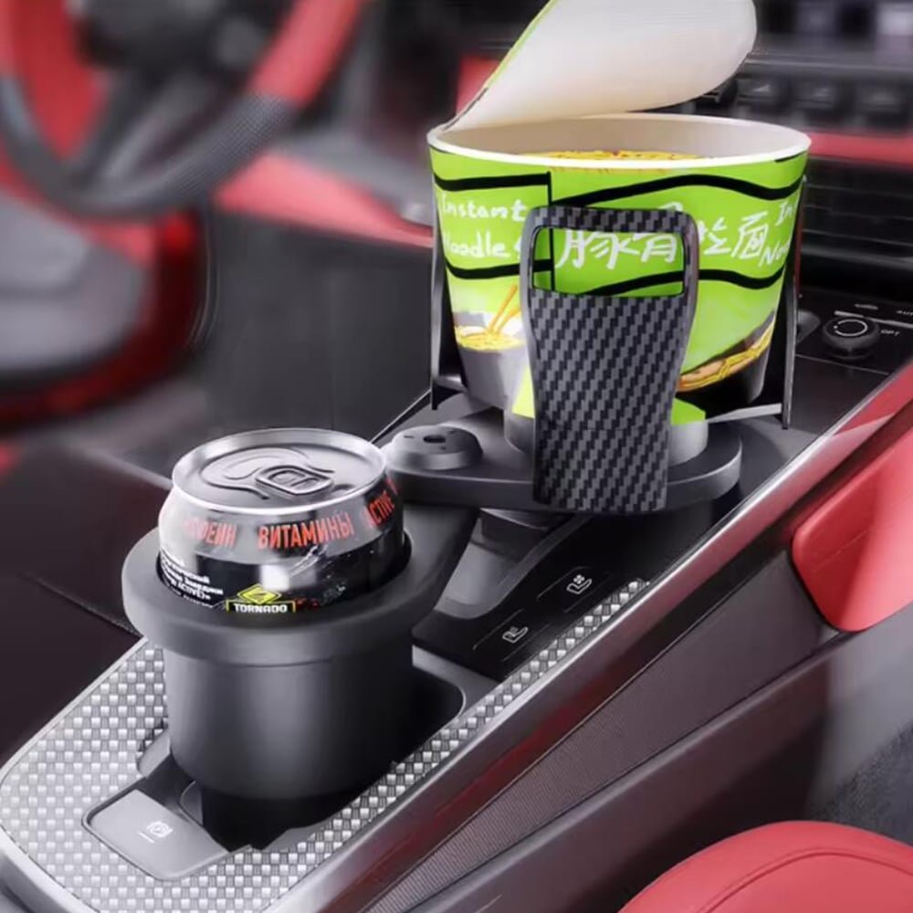 BowLift | Cupswivel – Dual Rotating Car Cup Holder for Drinks & Easy Access