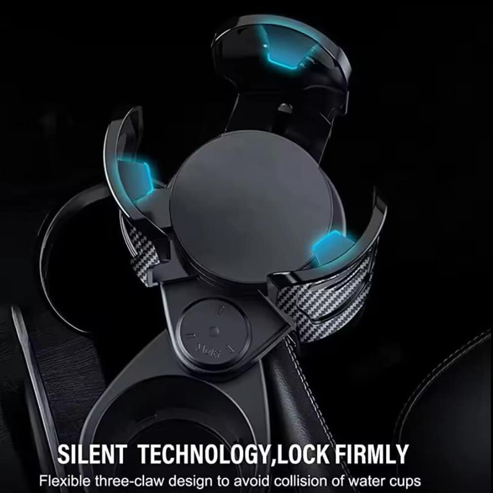 BowLift | Cupswivel – Dual Rotating Car Cup Holder for Drinks & Easy Access