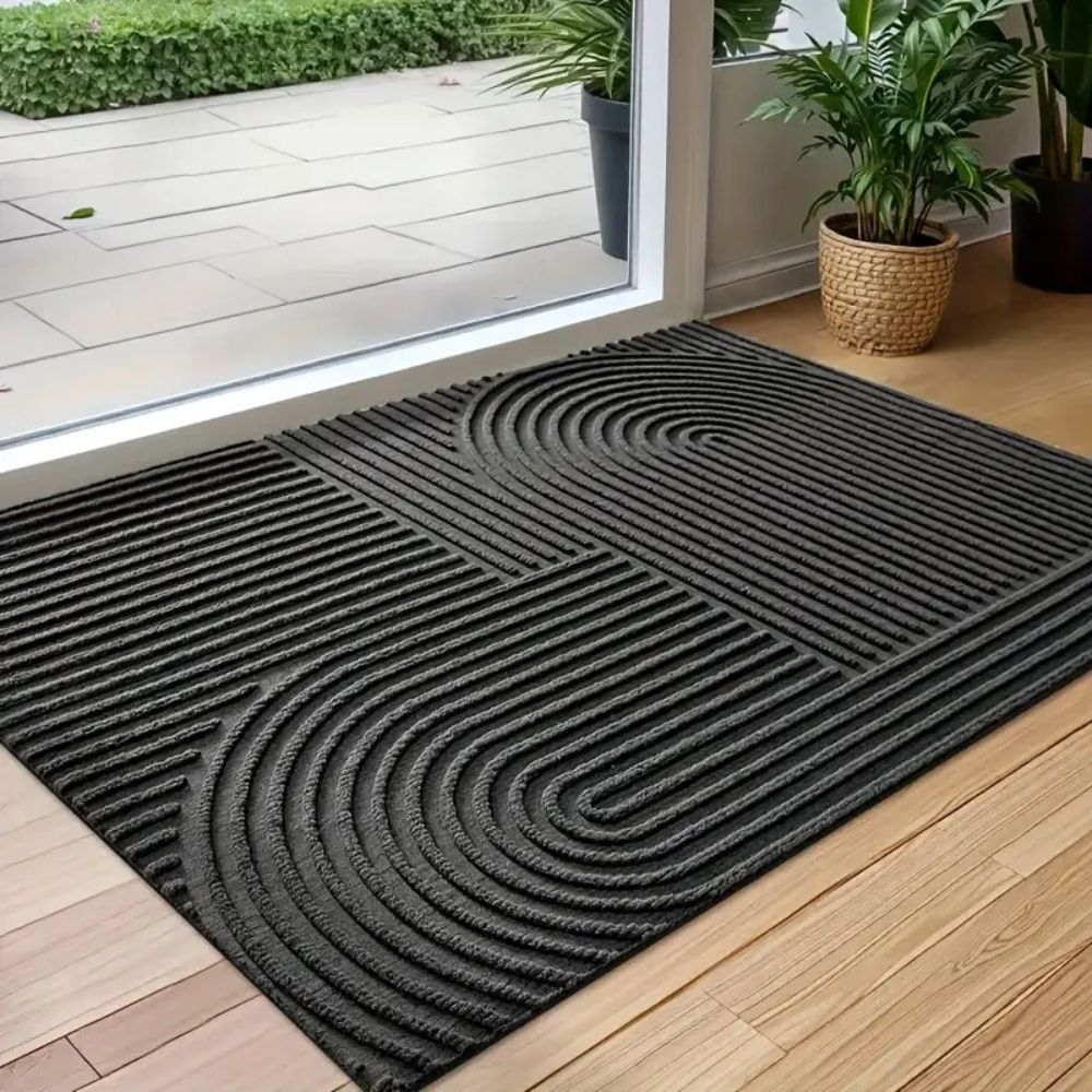 BowLift | CURVIMAT – Absorbent Curved-Line Mat for Modern Entryways