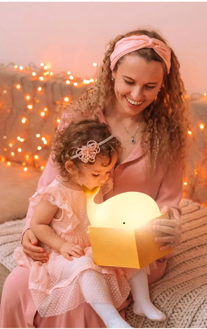 BowLift | Cute Whale Night Light with Colour Changing - GlowWhale