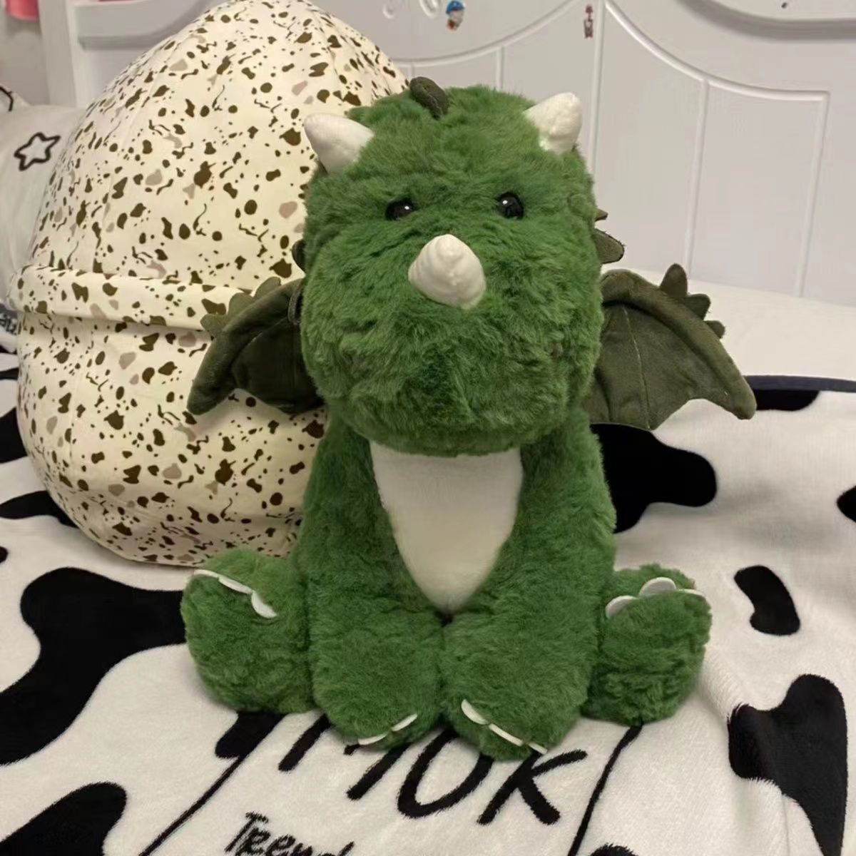 BowLift | Plush Dinosaur + Eggshell - Small