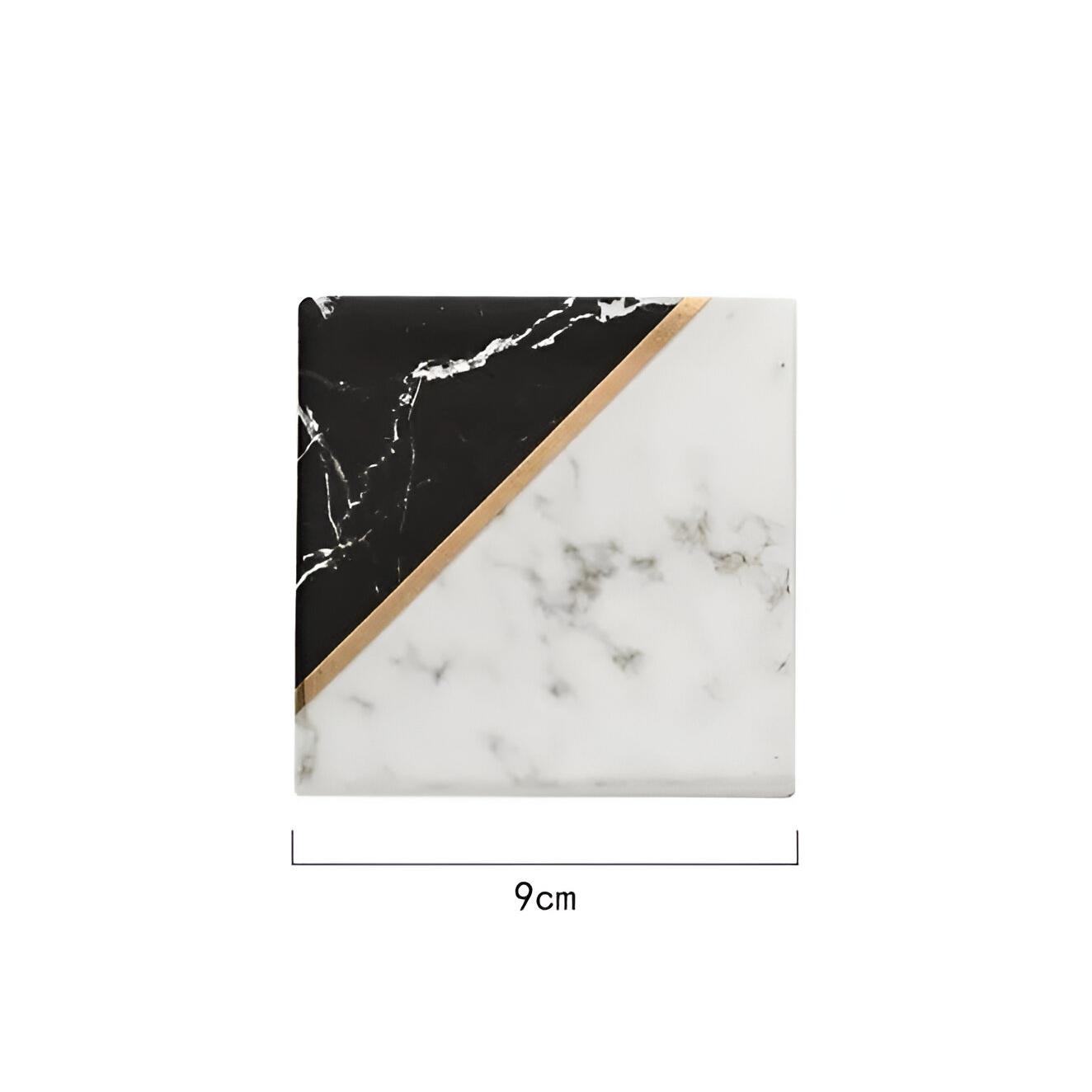 BowLift | Elegant Marble Ceramic Coasters