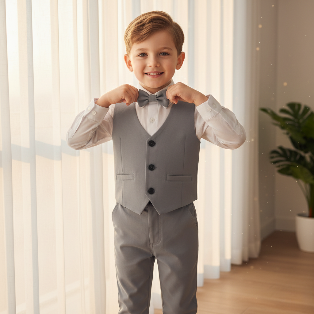 BowLift | Boys Formal Cotton Outfit Set for Toddlers and Kids