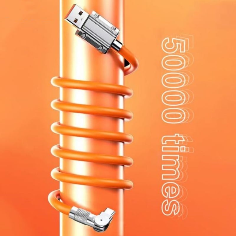 BowLift | Magnetic Charging Cable | 540° Rotating Connector | Fast Charge with LED Glow