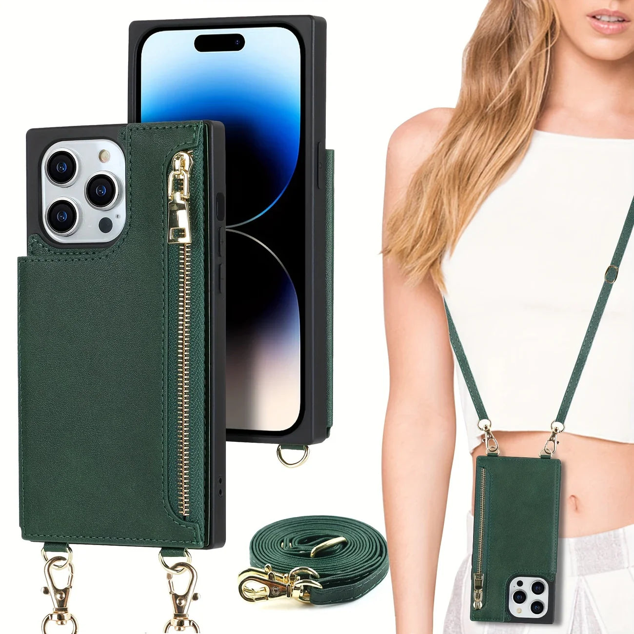 BowLift | 3in1 Phone Case with Card and Coin Pocket Crossbody Bag