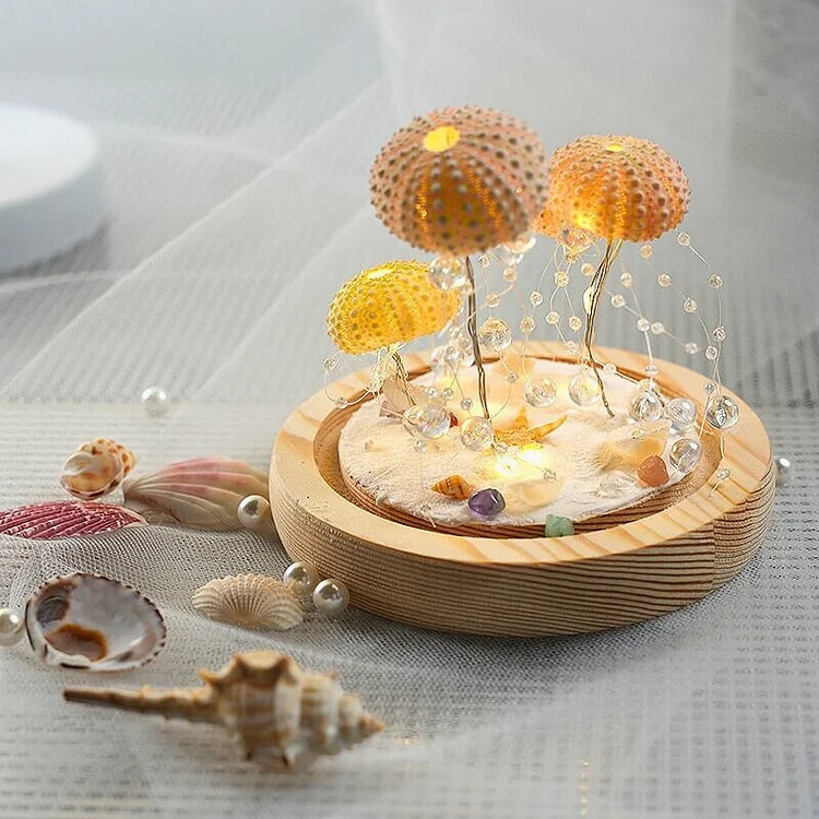 BowLift | LumiCraft – Unique DIY table lamp with natural sea shell for a cozy décor