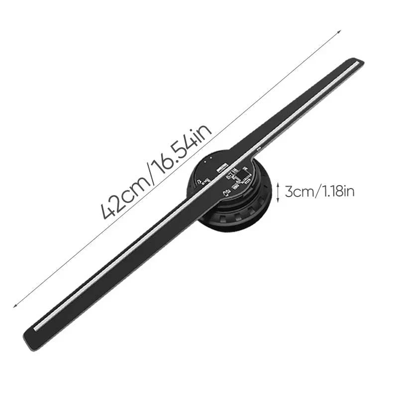 BowLift | 3D Hologram LED Fan Projector – High-Resolution Visual Display for Home, Business & Events