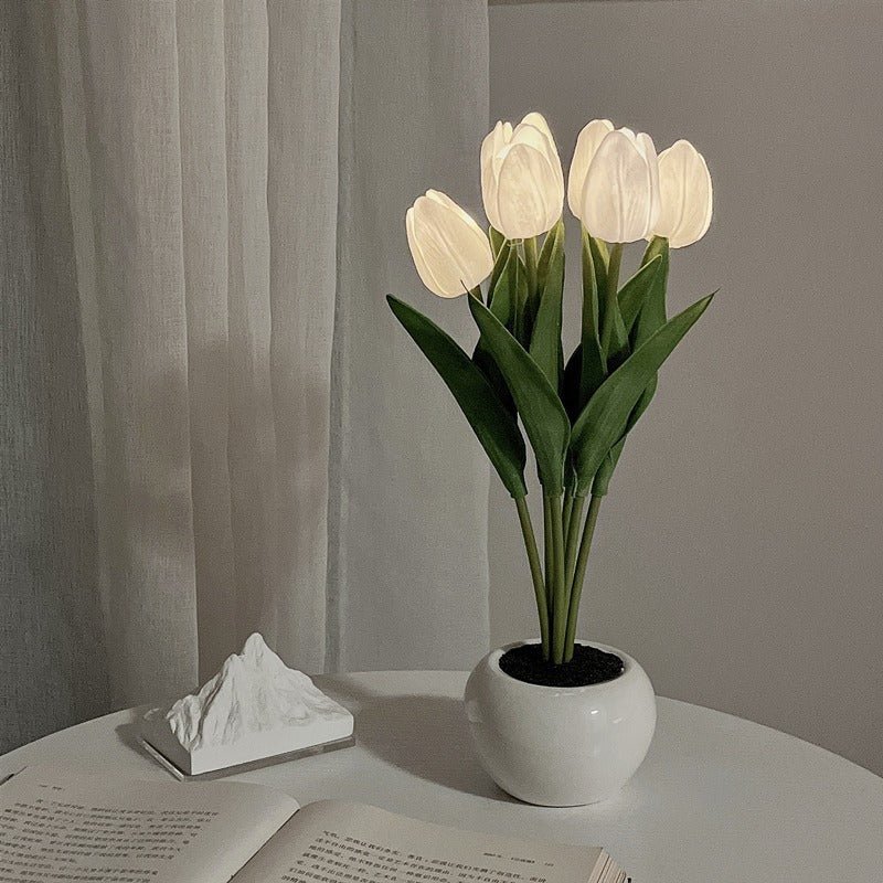 BowLift | Decorative LED Tulip Table Lamp – Florima