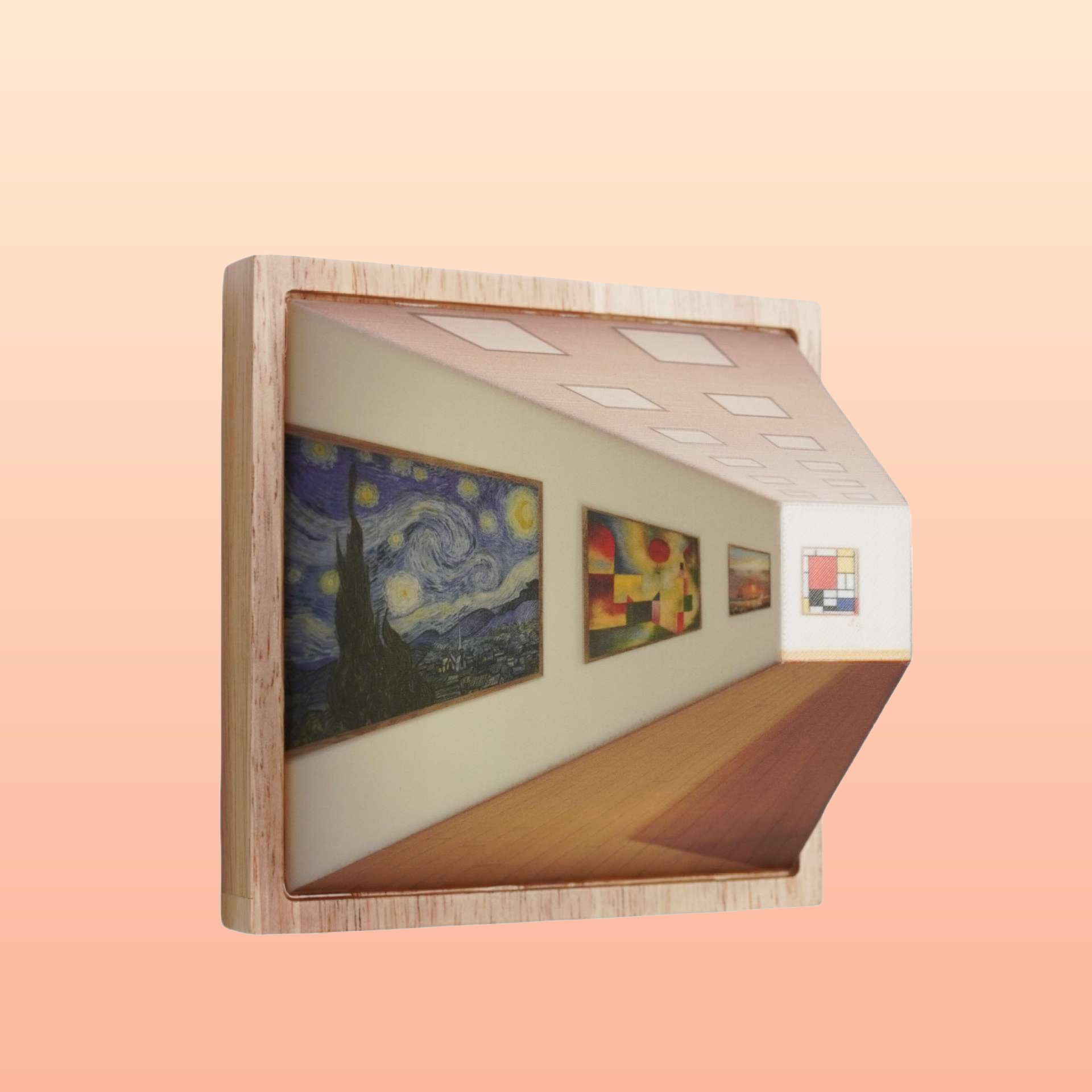 BowLift | 3D Glasses-Free Gallery Optical Illusion Wall Lamp & Night Light