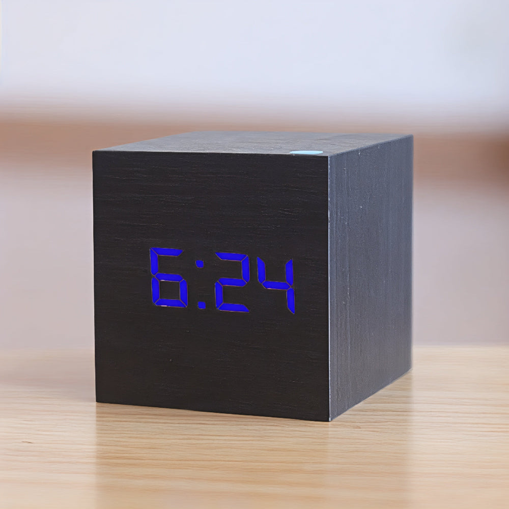 BowLift | Digital Wooden LED Alarm Clock