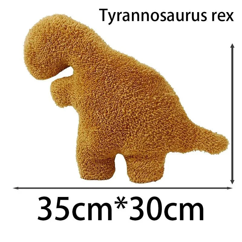 BowLift | Dino Nugget Plush Cushion: Cute Dino Chicken Nugget Cushion