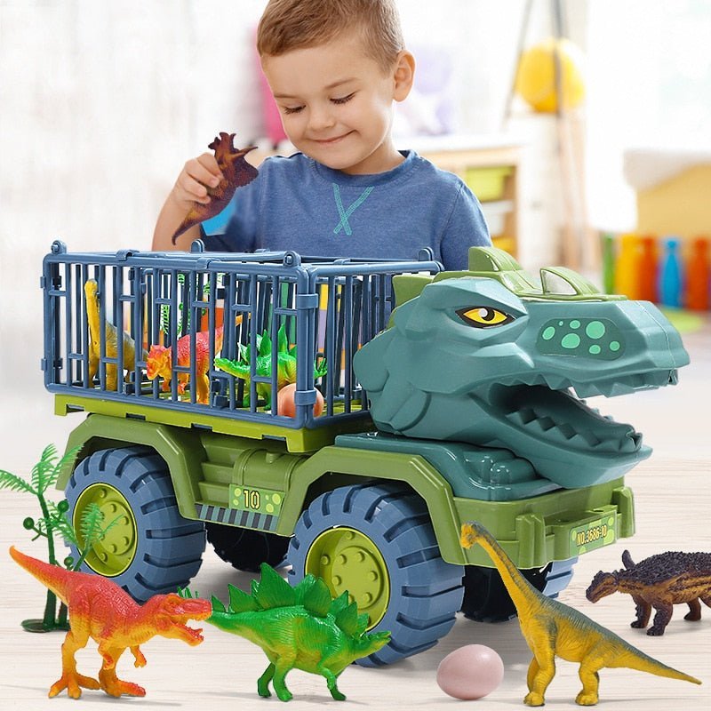 BowLift | Dinotrek Explorers Set – Dinosaur and Vehicle Play Set for Kids – Adventure and Learning Fun