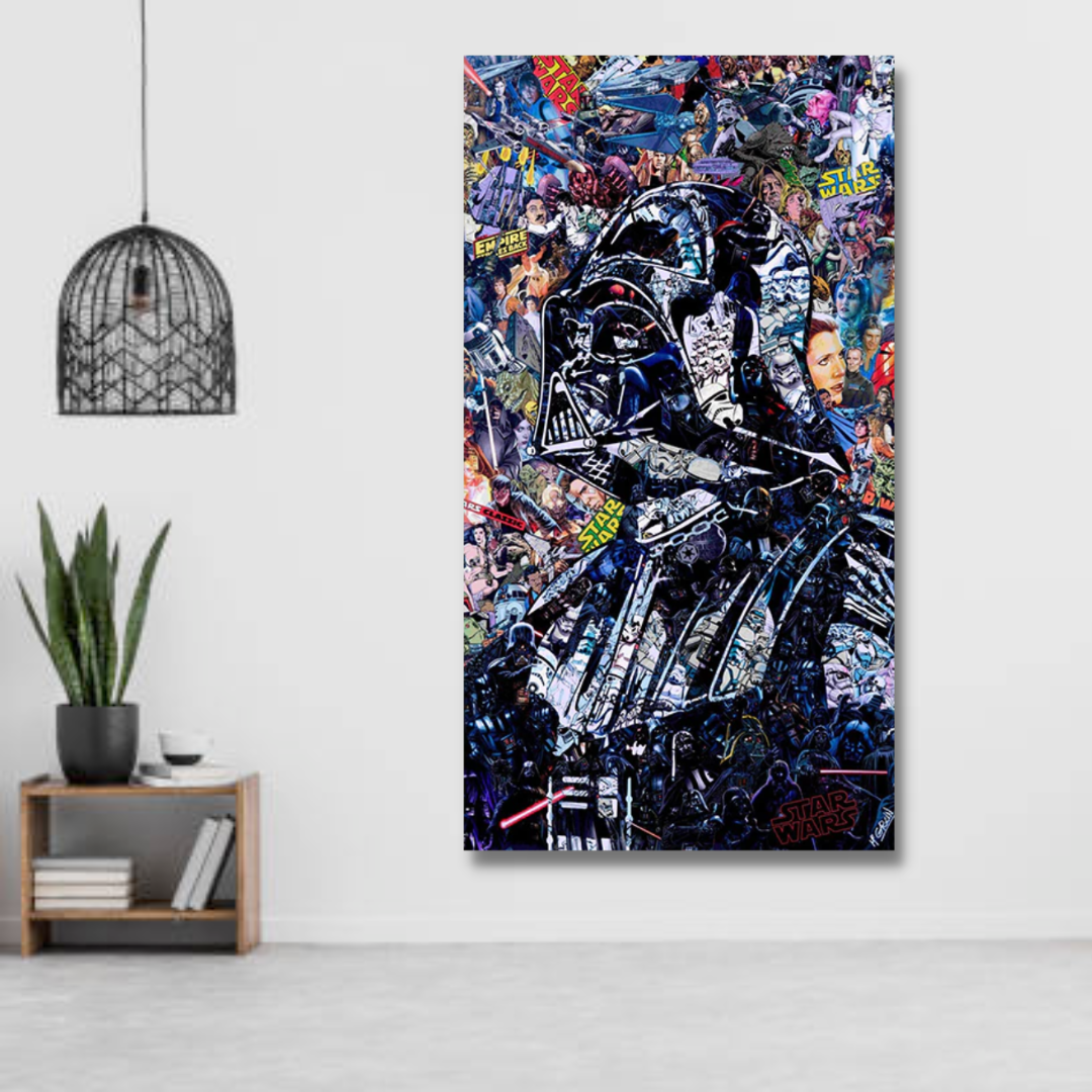 BowLift | Disney Star Wars Poster Darth Vader Canvas Wall Art - Wall Decoration - Famous Wall Art