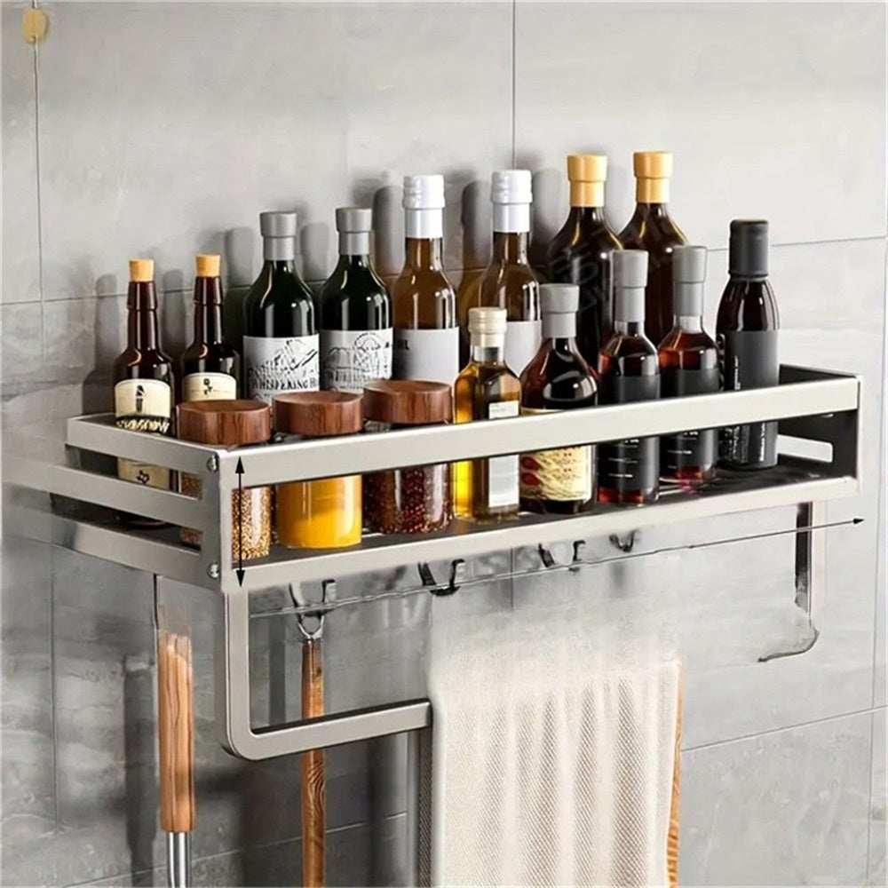 BowLift | Elegant Aluminum Wall Shelf for Spices