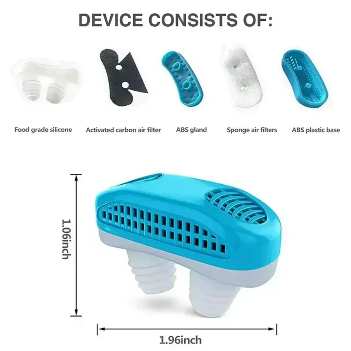 BowLift | 2-in-1 Anti Snore Device and Air Purifier Nose Clip
